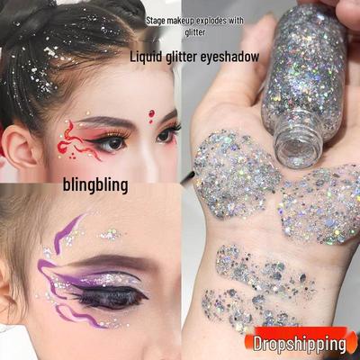 Očný make-up – Třpytky na oči