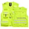 Vestă de pescuit pentru bărbați, cu buzunare multiple, pentru exterior, cu logo personalizat, disponibilă și mărimi mari