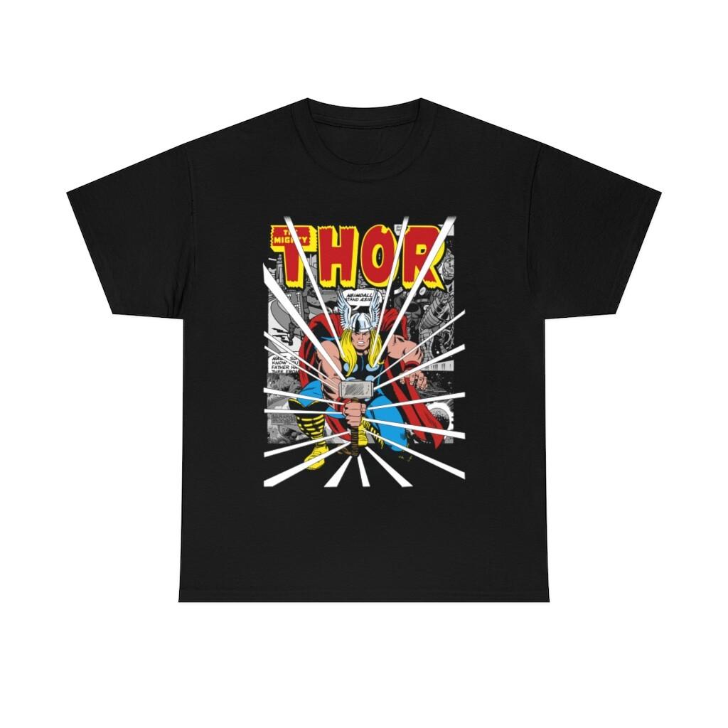 Thor Mighty Hammer new T-shirt Thor shirt 2022 graphic tee marvel comic shirt S