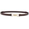 Contemporary Waist Adjustable Belt With Sleek Metal Buckle For Elegant Dresses In Colors Fall