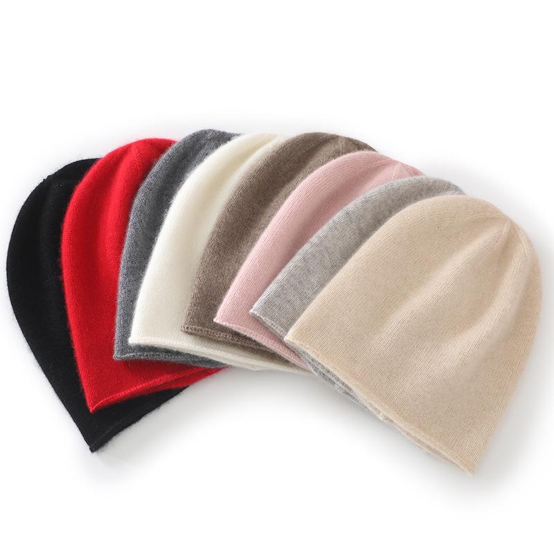 [Customization]% Cashmere Soft Waxy Skin-friendly Hat Cashmere Hat Supports Customized Color LOGO Spot