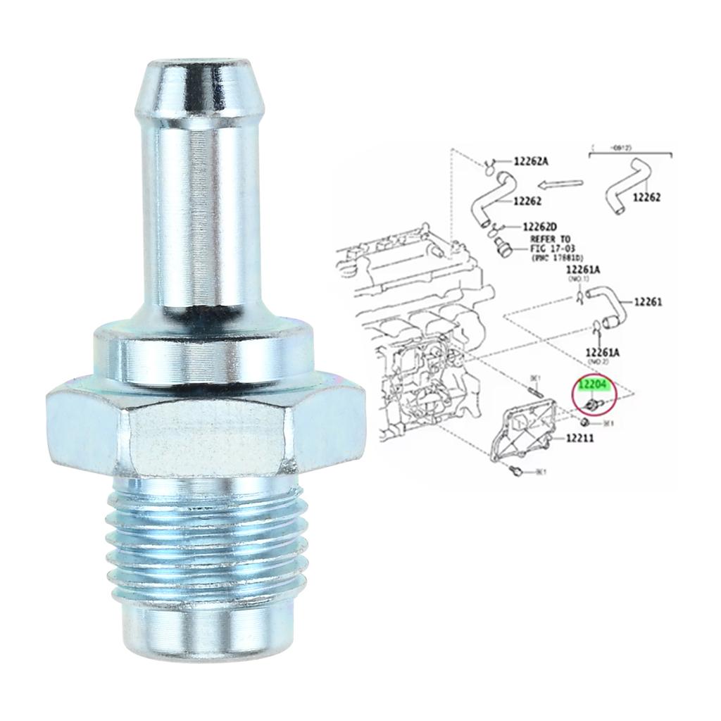 Car PCV Positive Crankcase Ventilation Valve 12204-37010 for Lexus CT200h Toyota Corolla Harrier Matrix Sienta Avensis RAV4 1.8L Ventilation Valves 4