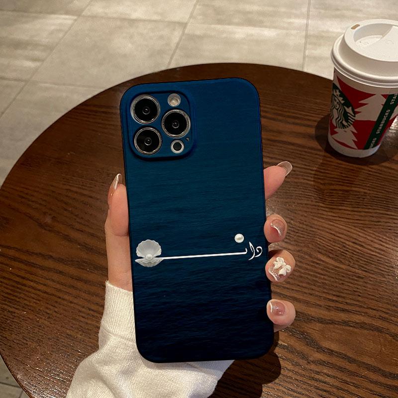 Luxury Arabic alphabet pattern Glossy Film Hard PC Phone Case for Google Pixel 7 7a 8 8a 9 9a Pro XL 5G