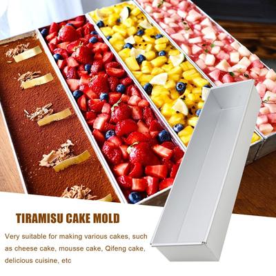 Tiramisu Muffinform Edelstahl Rechteckige Kuchenform Backform Käsekuchenform Für Geburtstagskuchen Kuchen Brot Tiramisu
