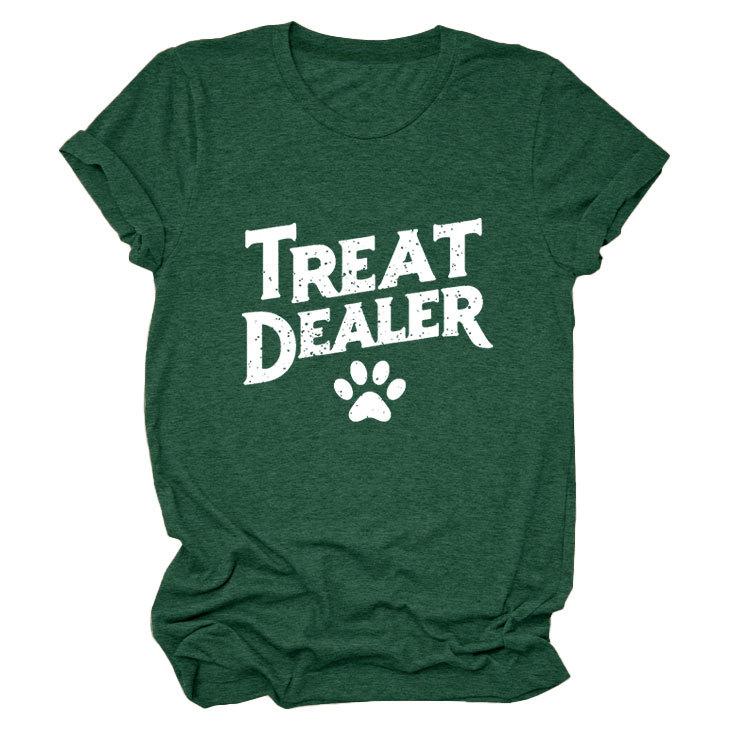 Temperament Casual Versatile Crew Neck Women's Short Sleeve T-Shirt