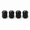 For Volkswagen b44Pcs Aluminum Car Tire Valve Caps Diamond Tyre Valve Airtight Cover Waterproof Dust For VW Jetta Golf EOS GTI Auto Accessories