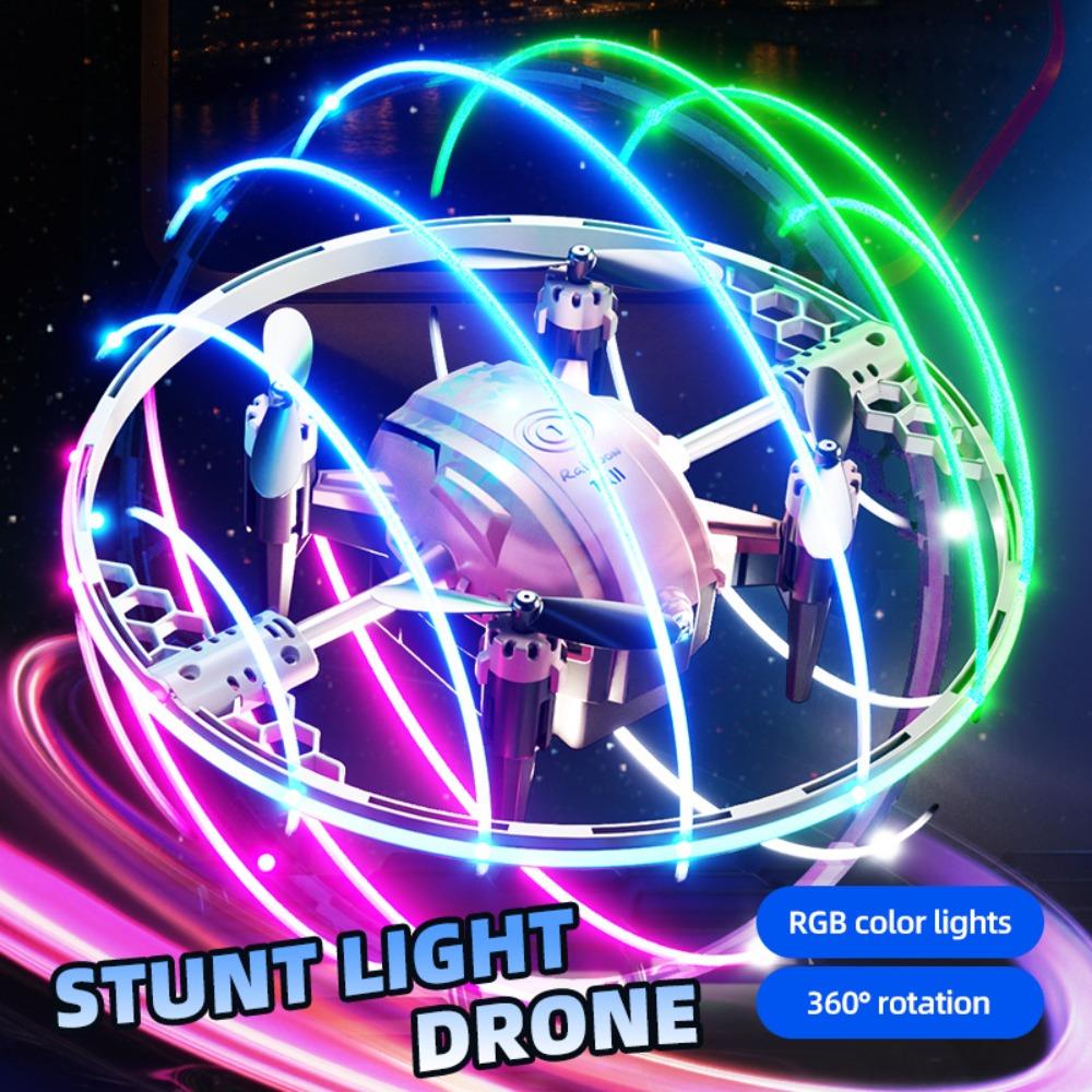 Mini star ring rotating stunts, aircraft toys, intelligent correction, remote control drone