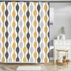 Modern Art Style Marble Geometric Patterns Shower Curtain Waterproof Home Decor Polyester Fabric Bathroom Curtains
