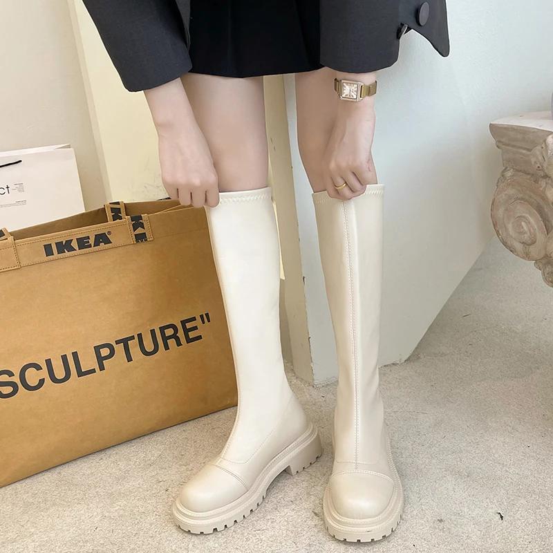 Зимние рыцарские сапоги с V-образным вырезом — фото 5