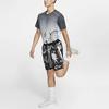 Nike Graffiti Print Running Shorts Men Bottoms Black CJ5817-010