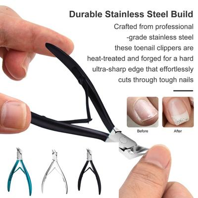 Professionelle Nagelknipser für dicke eingewachsene Nägel Edelstahl 120 Grad abgewinkelter Schneider Ergonomischer Griff
