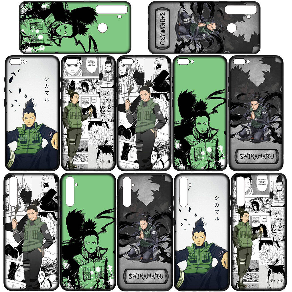 Cover for iPhone 17 16 15 Xiaomi Poco X7 Redmi Note 14 13 12 11 Pro Max 16e Samsung Galaxy S25 S24 S23 OPPO Huawei Nara Shikamaru Naruto Phone Case