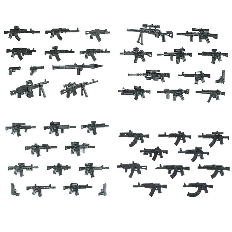 Militärwaffen Bausteine Moderne Spezialeinheiten Figuren Armee Soldat Stadtpolizei Mehrfarbig AK Zubehör Steine Spielzeug