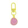 HyunA Style Smiley Face Pendant Keychain - Candy Color Dopamine Accessories for Bags