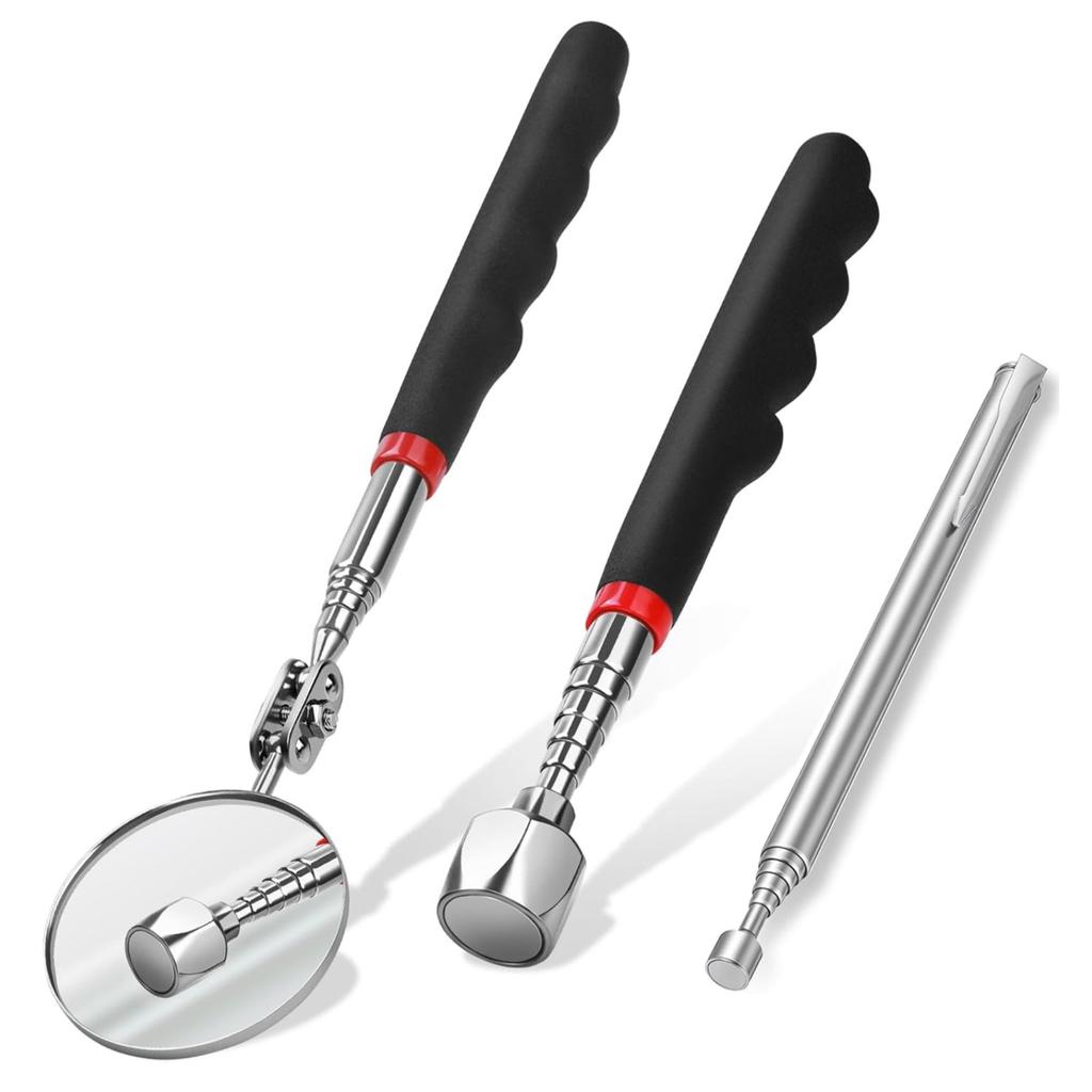 Telescopische Magnetische Magneet Pen Ophaalgereedschap Uitschuifbare Penstijl Ophaalstang voor Auto Reparatie Machines Onderhoud Auto Gereedschap
