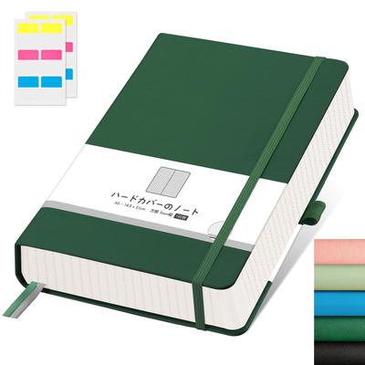AHGXG Graph 100GSM 5mm Graph 160 Dick A5 B x Kostenloses Bild Handgemaltes Bild Grünes Notizbuch, Papier, Blätter, Notizbuch, Hardcover, Größe 14,6cm 21,3cm H,
