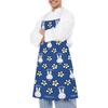 Miffy Simple and Stylish Cafe with Oxford and Kitchen Childcare Work Easy to Move Around 70cm x 80cm [LDU] Apron, H-Shaped Apron, Apron,