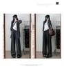 Women's Soft Winter Wide-Leg Pants - Loose, Thick, and Cozy for Autumn/Winter 2024