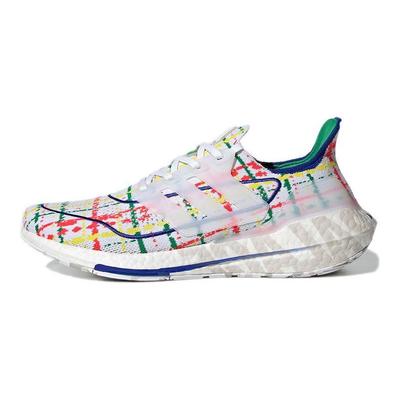 Palace x UltraBoost 21 Blanco Multicolor Zapatillas Unisex Multicolor Claro Blanco Núcleo GY5556
