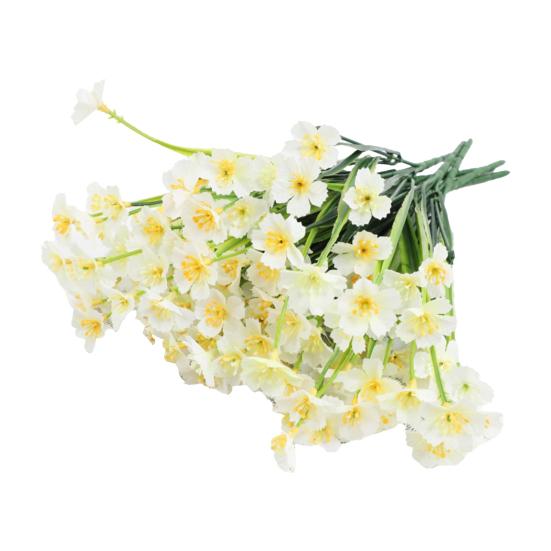 Artificial Flower No Maintenance No Watering No Fading Bright Color Realistic Lifelike Artificial Flower Wedding Party Home Decoration