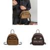 Cute Cartoon Cat Mini Backpack With Suede Material For Daily Use And Small Items