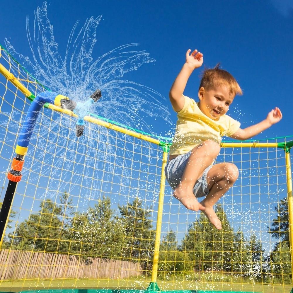 Automatic Watering Trampoline Sprinkler 360 Degree Rotating Pet Showering Sprinkler Irrigation