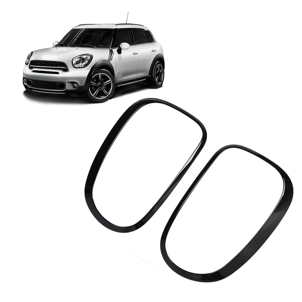 1 Par Bil Baklyktsskydd 52109806935 Skyddande Bakre Bakljusring Ersättning för Cooper R60 Countryman Glanssvart