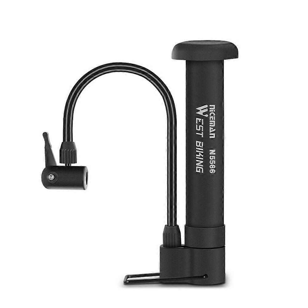 Portable Bike Pump Inflator 80PSI High Pressure Bicycle Pump