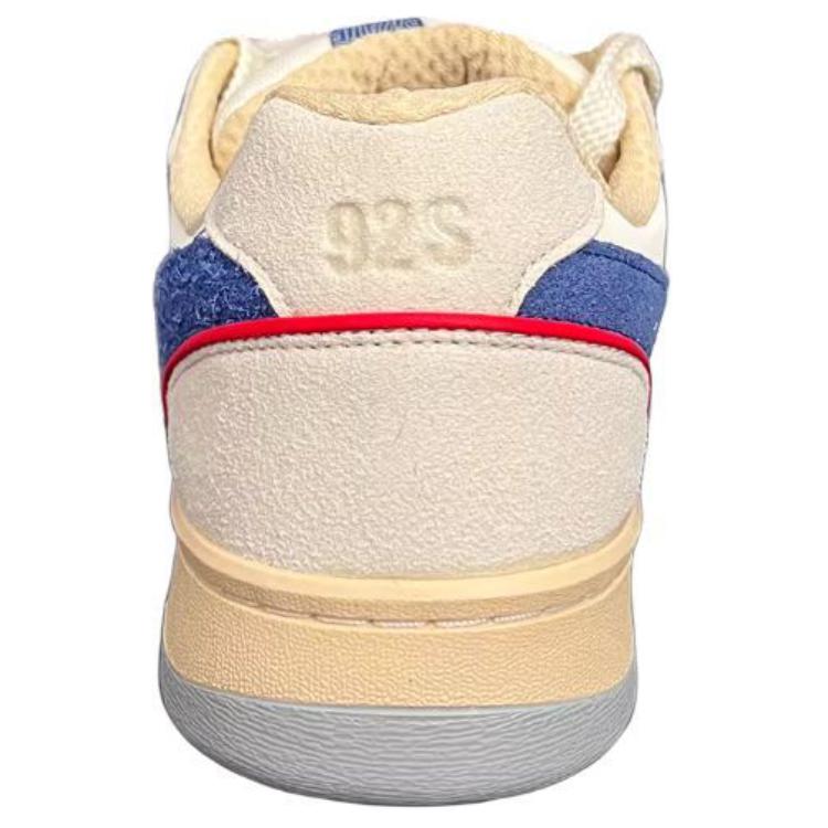 New LiNing Slip-Resistant Cushioning Wear-Resistant Low-Top Skateboard Shoes Men's Beige Blue AEPU025-3