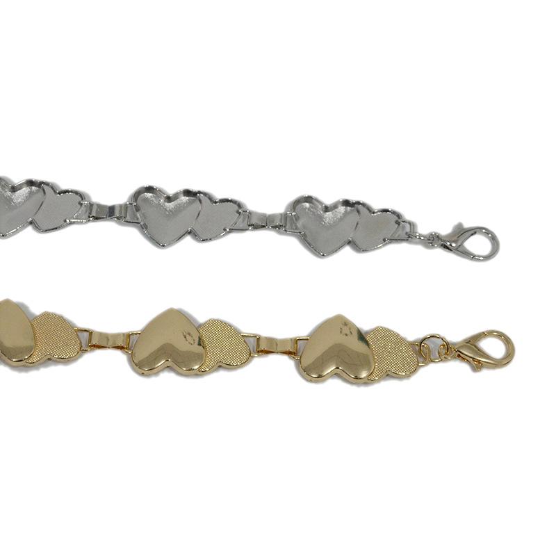 2026 Summer New Ladies Fashion Love Buckle Metal Thin Waist Chain Skirt Coat Decoration belts for women luxury designer brand