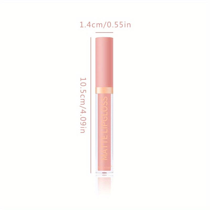 Återfuktande sexigt läppglans smink Sammet Matt Vattentät Långvarig Inte lätt att fästa på koppar Ej blekande läppglans