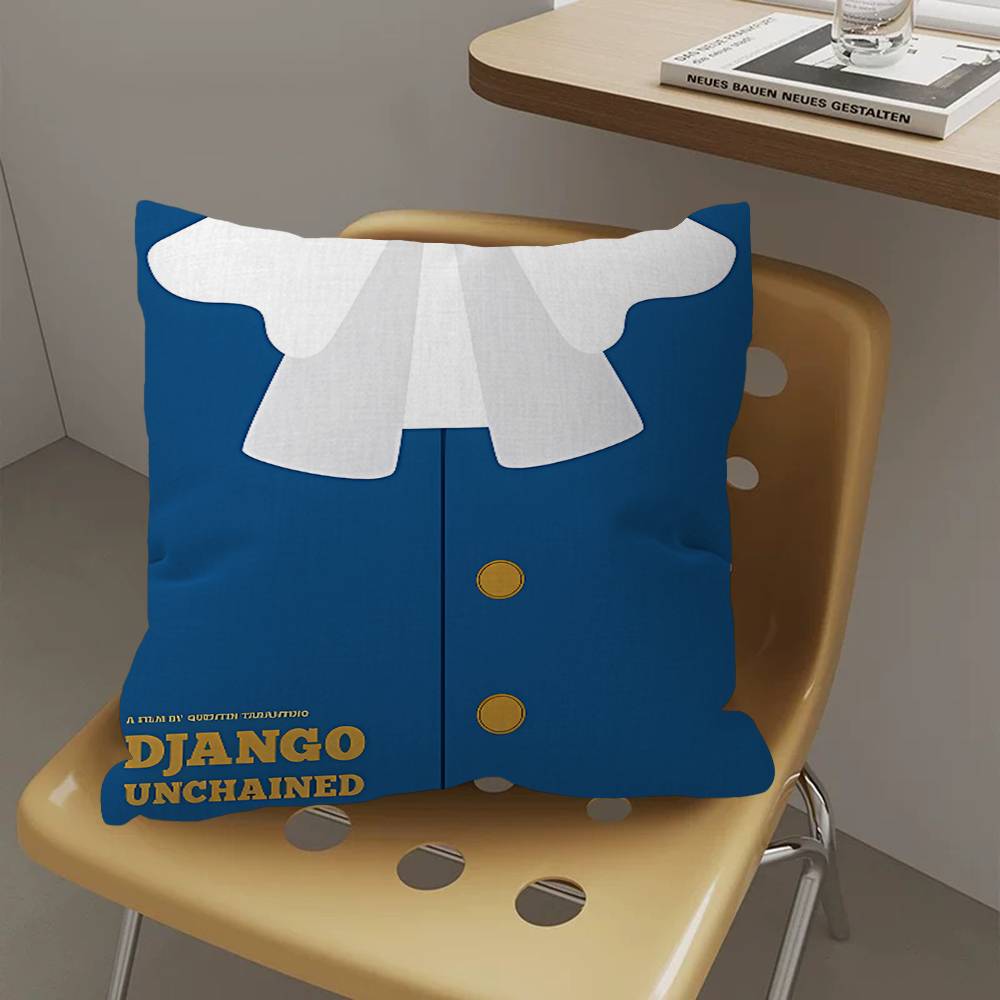 Anime Django Unchained Office Cushion Pillowcase Car Cushion Cover45X45CM Lumbar Pillowcase Sofa Pillowcover