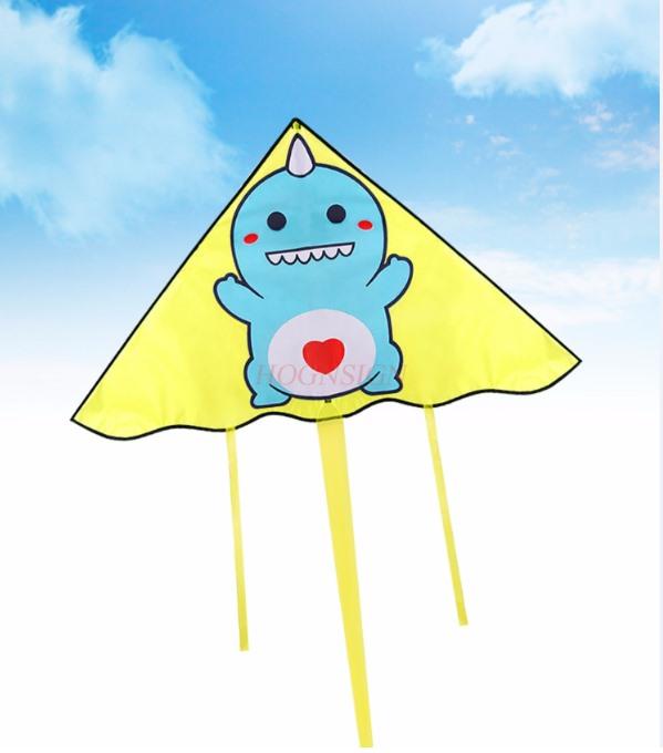 Little Dinosaur Weifang Kite Cute Cartoon New Breeze Easy To Fly For Children And Adult Handheld Flying