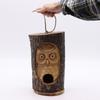 Tree Trunk Face – Bird House – Wise Owl