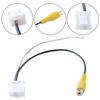 Car Video Input Cable Reverse Camera Connector Car Reversing Camera 12V Voltage 20cm Length Wear-resistant Material For Hyundai