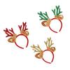 Sweet Christmas Live Broadcast Hairband Women Students Photoshoots Hairband Reindeer Antler Shape Photography Headbands