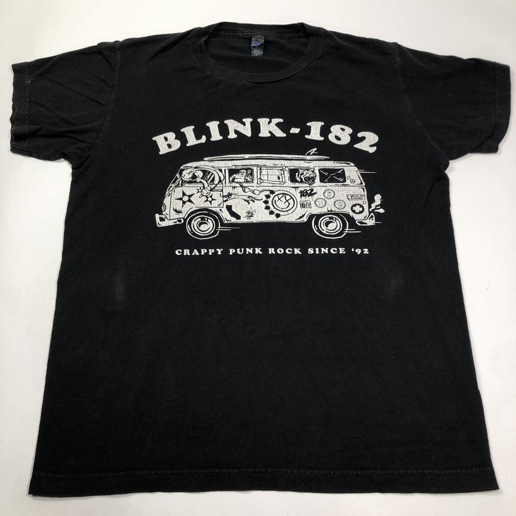 Blink 182 Crappy Punk Rock Since 92 Van Logo Size Small Black T Shirt Band Merch
