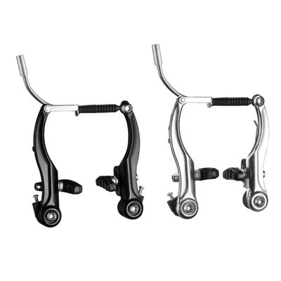 1 Pair Bike Brake Set Aluminum Alloys Bike Brake Levers V Brake Set Universal Front and Rear Brake Calipers Replacement