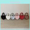 Girl Summer Heart Shaped Pu Shoulder Bag With Letter Print For Daily Use