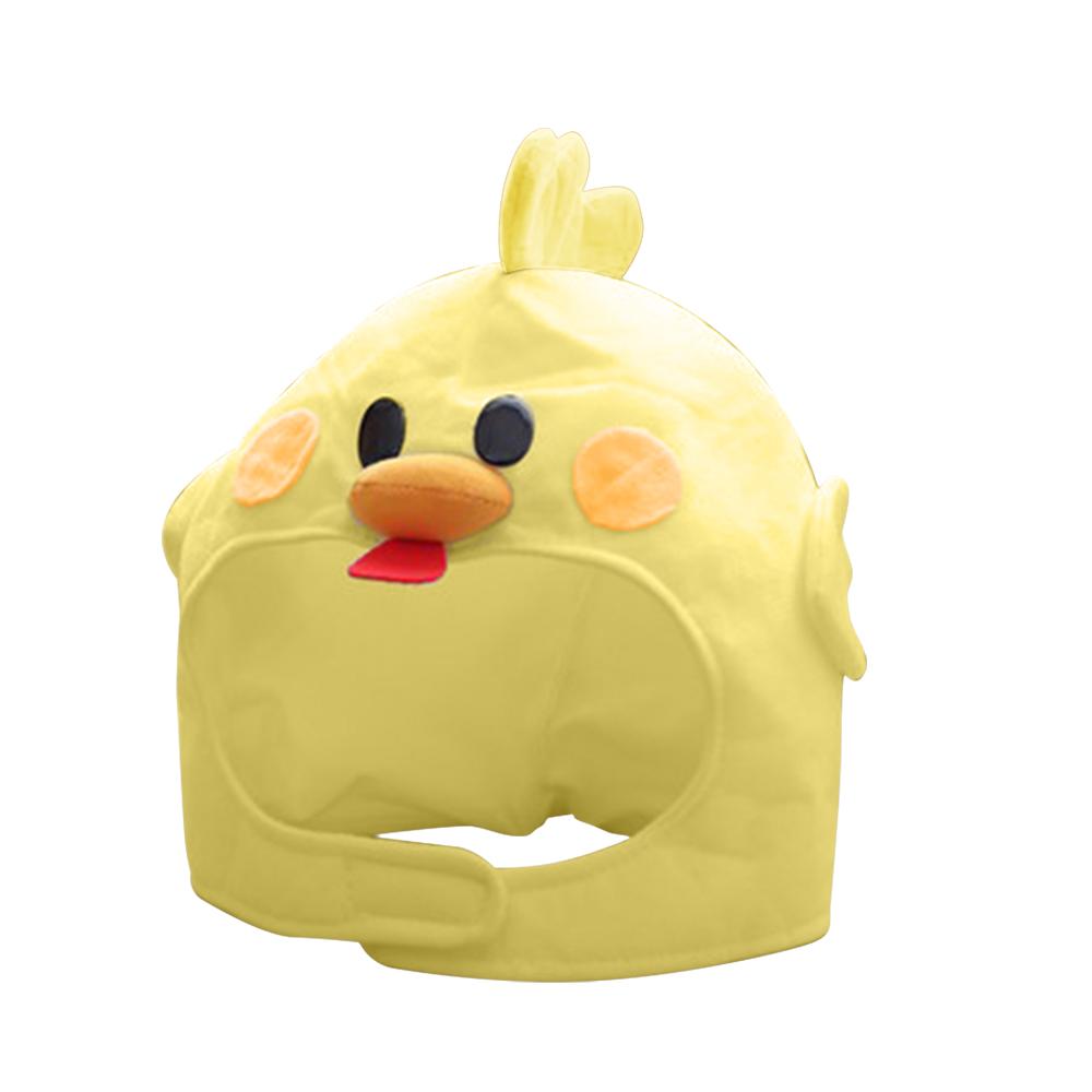 

Chicken Hat Comfortable Plush Cute Chicken Appearance Funny Costume Hat For Shopping Travel Yellow жовтий
