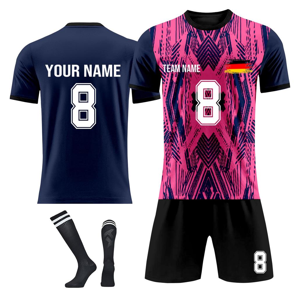 Personalised Shirts Kit Mens Girls With Name Number Custom Football Jerseys For Boys Training Suit