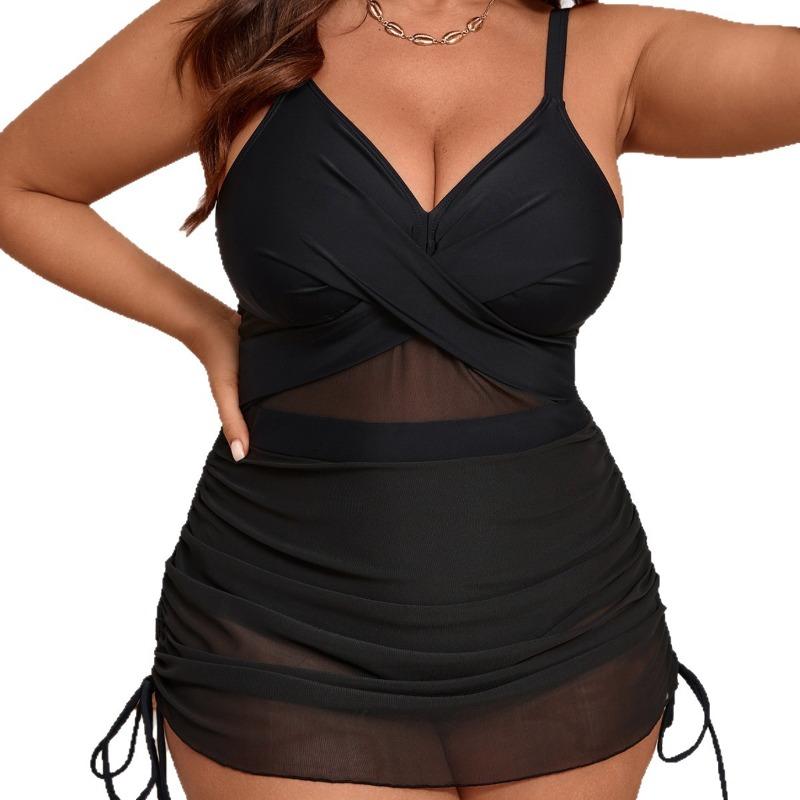 Plus Size Women High Waist Bikini Swimsuits, Women's Swimwear & Clothing
