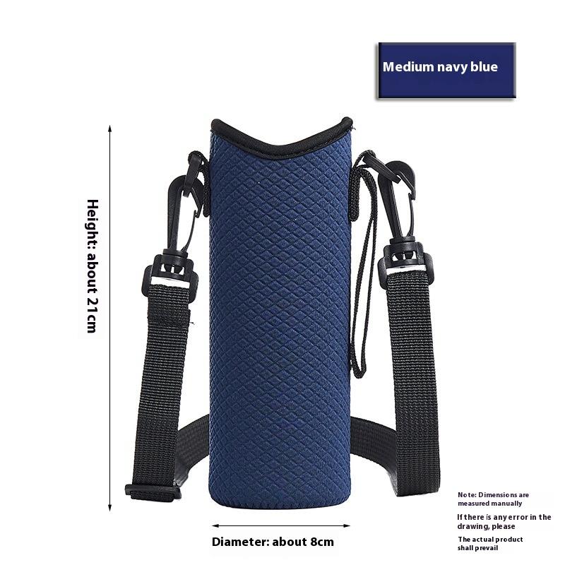 Přenosný obal na láhev na vodu Izolovaná taška Přenosný s popruhem Pouzdro na láhev na vodu Rukáv na kelímek Rukáv na vakuovou láhev Kempingové příslušenství