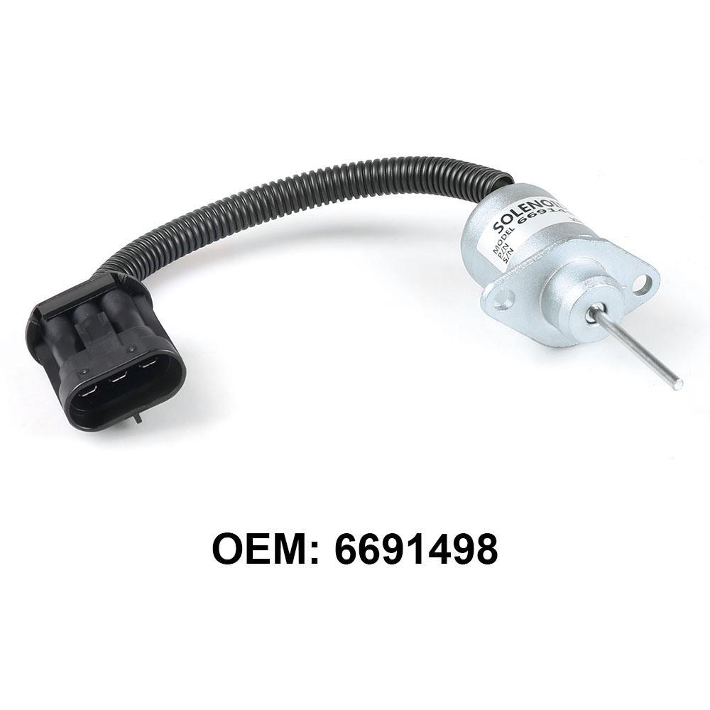 Fuel Shut Off Solenoid For Bobcat S130 S150 S160 S175 E32 E35 E42 E45 #6691498