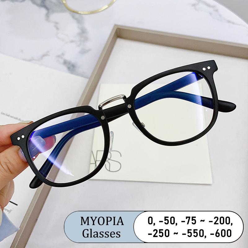 Fashion Ladies Cat Eye TR Frame Anti Blue Light Prescription Myopia Glasses Photochromic Custom Design