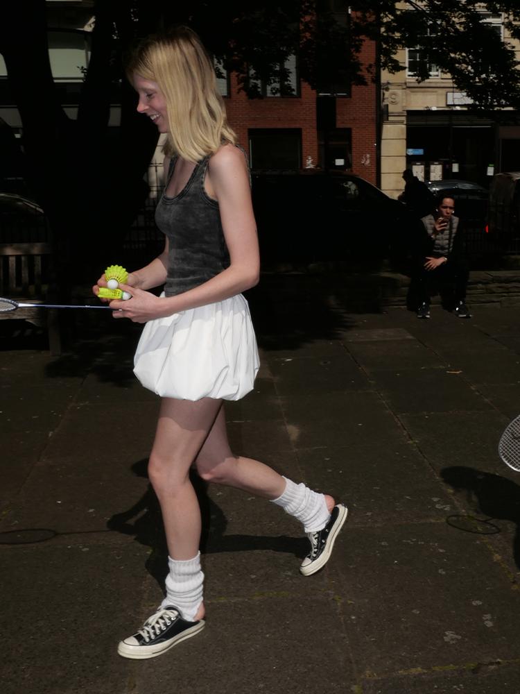 Женские юбки Y2k с рюшами и пузырьками — фото 13