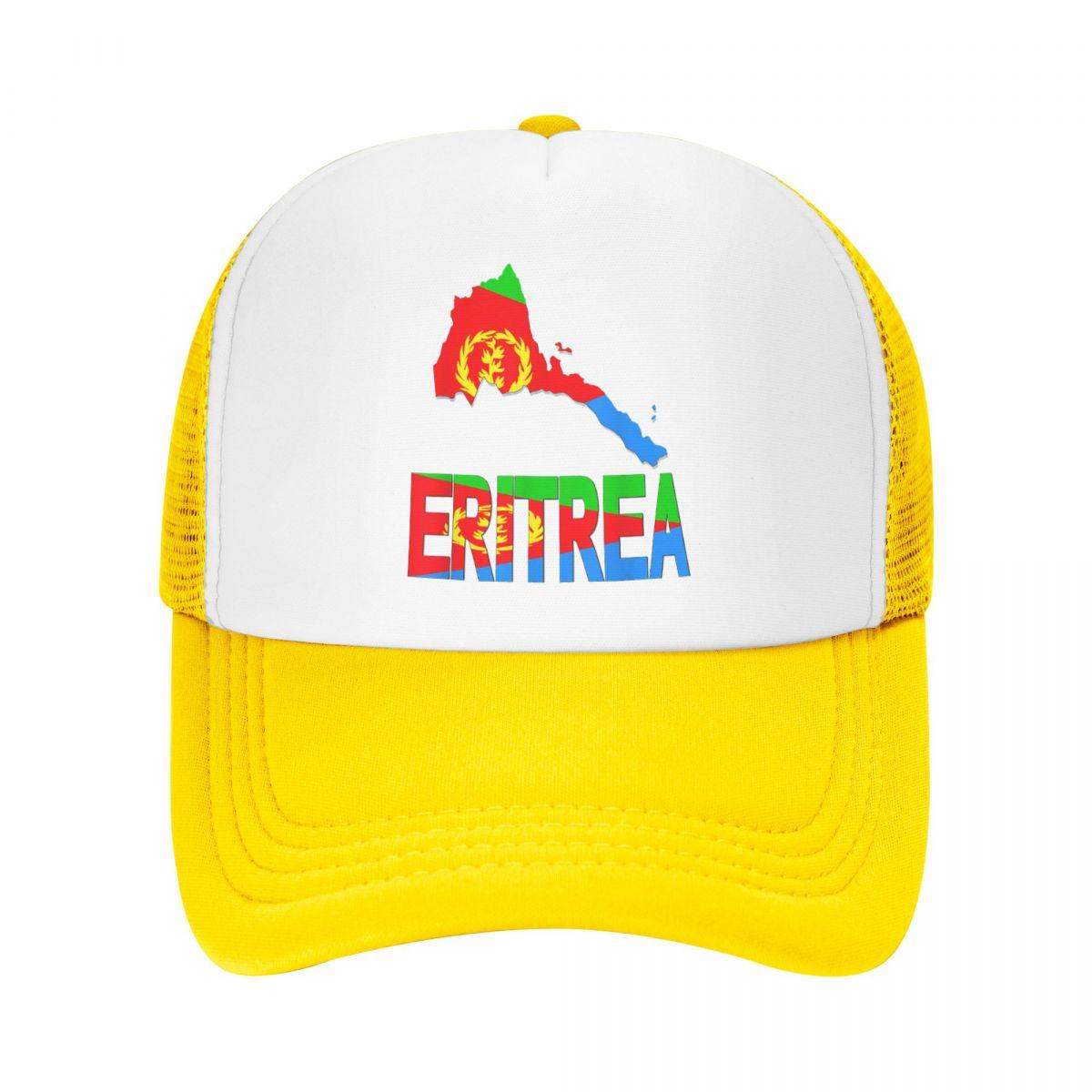 

Модная карта Эритреи, флаг Эритреи, шляпа дальнобойщика, унисекс, WoUnisex, персонализированная регулируемая бейсболка для взрослых, весенние кепки Snapback Trucker Hat