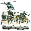 Realistic 48-Piece Vehicles Soldiers Model Toys Toy Model Fighters for Boys Military Men