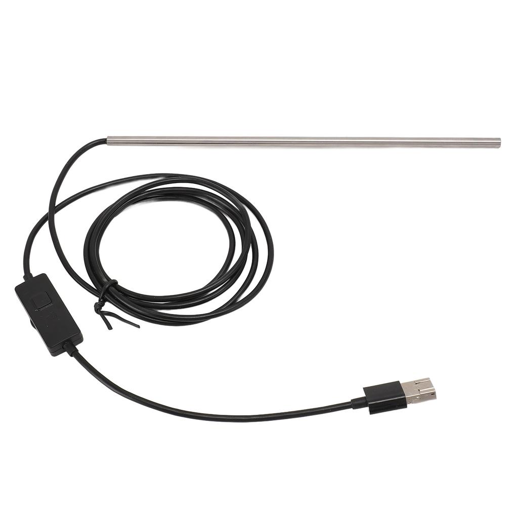 Industrial Borescope IP67 Waterproof 720P 3 In 1 USB Type C   USB Endoscope with 6 LEDs for Phone Tablet 4.9ft