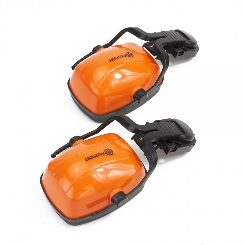 

Safety Helmet Noise Reduction Ear Muffs - Soundproof and Comfortable Protective Earphones помаранчевий